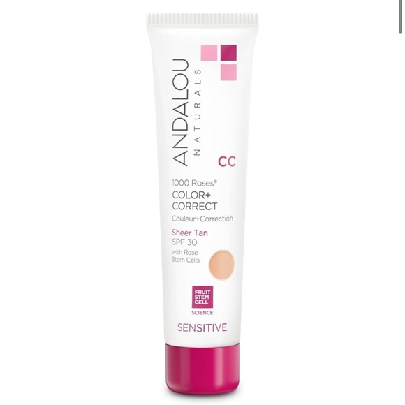 Andalou Naturals 1000 Roses CC Color + Correct SPF 30, NEW - Picture 1 of 7